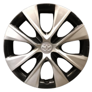 Toyota Style Silver and Black Rim Cover