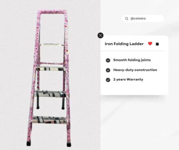 Iron Folding Ladder.